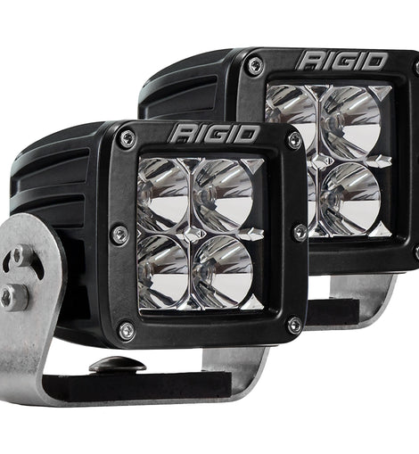 RIGID Industries D-Series PRO - Flood LED - Pair - Black [222113]