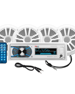 Boss Audio MCK632WB.64 Marine Stereo  2 Pairs of 6.5" Speaker Kit - White [MCK632WB.64]
