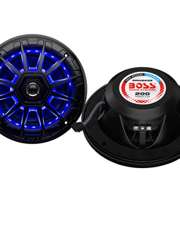 Boss Audio 6.5" MRGB65B Speakers - Black - 200W [MRGB65B]