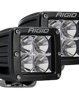 RIGID Industries D-Series PRO Hybrid-Flood LED - Pair - Black [202113]