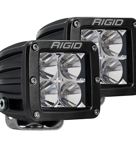 RIGID Industries D-Series PRO Hybrid-Flood LED - Pair - Black [202113]