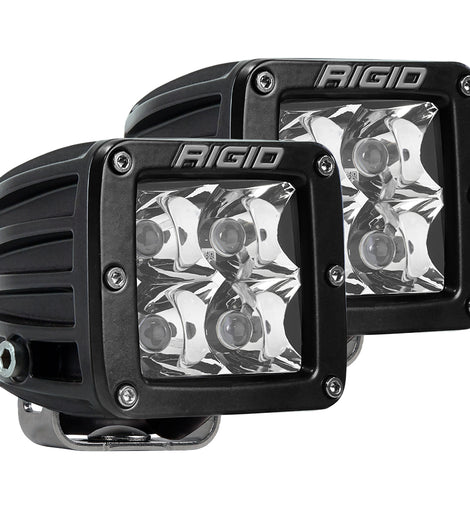 RIGID Industries D-Series PRO Hybrid-Spot LED - Pair - Black [202213]