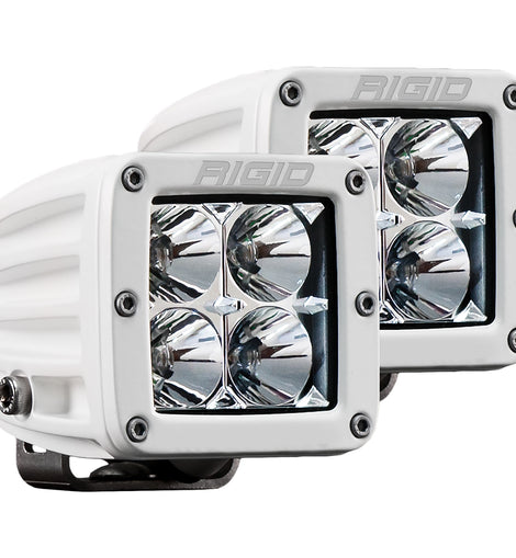 RIGID Industries D-Series PRO Hybrid-Flood LED - Pair - White [602113]