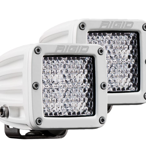 RIGID Industries D-Series PRO Hybrid-Diffused LED - Pair - White [602513]