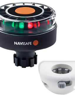 Navisafe Navilight Tricolor 2NM w/Navibolt Base  Vertical Mount - White [342KIT6]