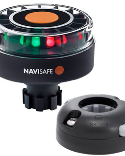 Navisafe Navilight Tricolor 2NM w/Navibolt Base  Horizontal Mount - Black [342KIT7]