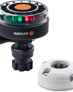 Navisafe Navilight 2NM Tricolor w/Navimount Base  Horizontal Mount - White [340KIT5]