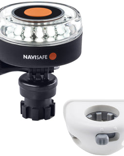 Navisafe Navilight 360 2NM White w/Navimount Base  Vertical Mount - White [040KIT6]