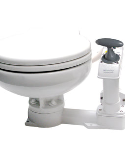 Johnson Pump AquaT Manual Marine Toilet - Super Compact [80-47625-01]