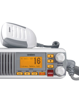 Uniden UM385 Fixed Mount VHF Radio - White [UM385]