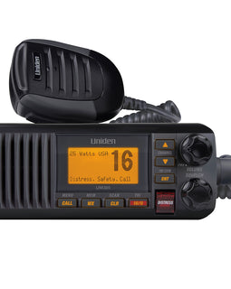 Uniden UM385 Fixed Mount VHF Radio - Black [UM385BK]