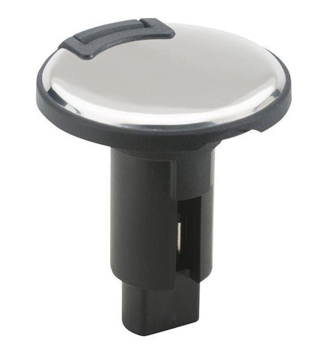 Attwood LightArmor Plug-In Base - 3 Pin - Stainless Steel - Round [910R3PSB-7]