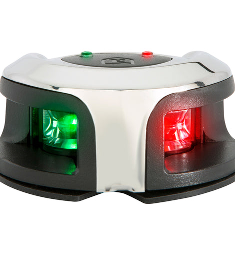 Attwood LightArmor Bow Mount Navigation Light - Stainless Steel - Bi-Color - 2NM [NV2002SS-7]