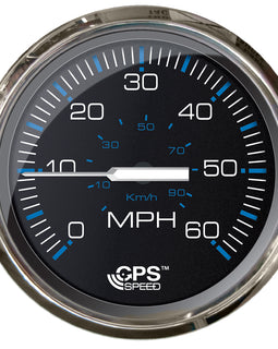 Faria Chesepeake Black 4" Studded Speedometer - 60MPH (GPS) [33749]