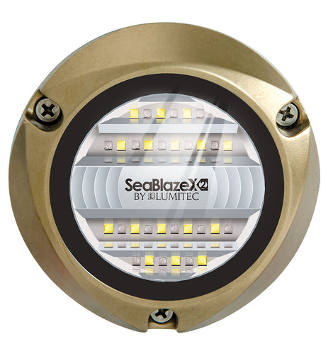 Lumitec SeaBlazeX2 LED Underwater Light - Dual Color - White/Blue [101516]