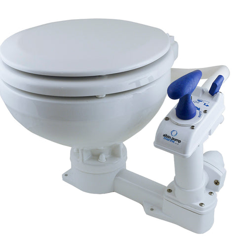 Albin Group Marine Toilet Manual Compact Low [07-01-003]