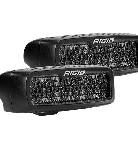 RIGID Industries SR-Q Series PRO Spot Diffused Midnight Surface Mount - Pair [905513BLK]
