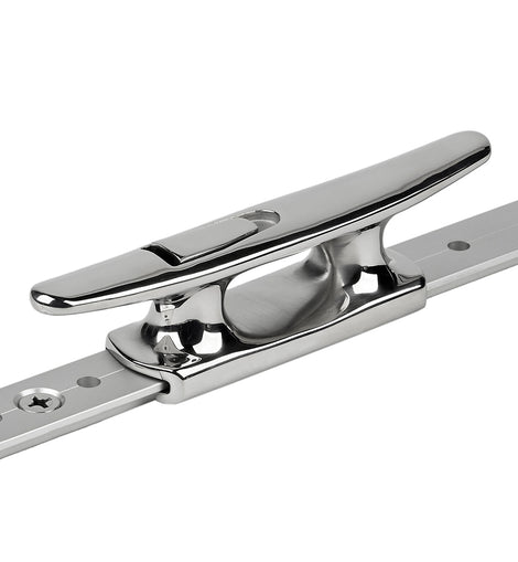 Schaefer Mid-Rail Chock/Cleat Stainless Steel - 1-1/4