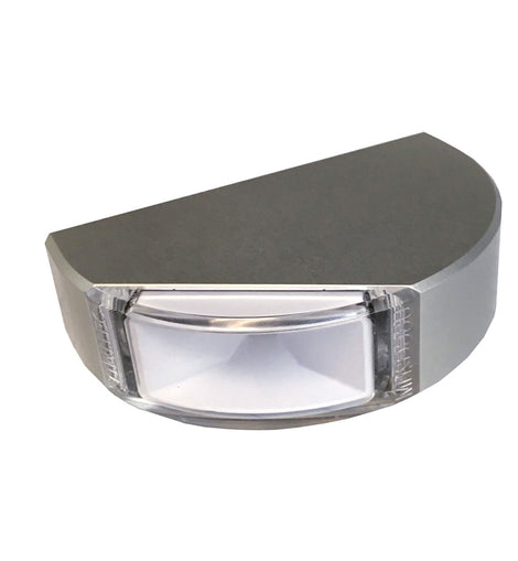 Lumitec Surface Mount Navigation Light - Classic Aluminum - Starboard Green [101578]