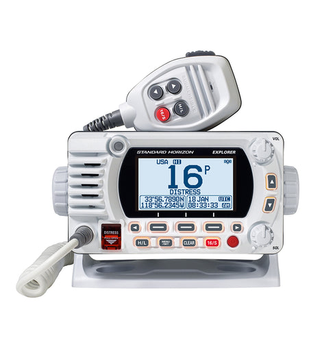 Standard Horizon GX1800G Fixed Mount VHF w/GPS - White [GX1800GW]