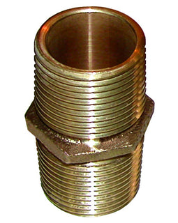 GROCO Bronze Pipe Nipple - 2-1/2" NPT [PN-2500]