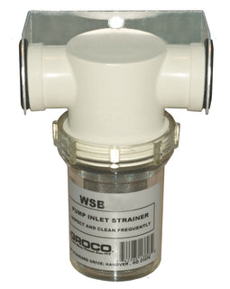 GROCO 1/2" Fresh Water Strainer w/Plastic Basket [WSB-500-P]