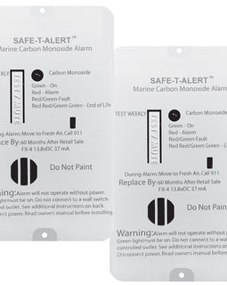 Safe-T-Alert FX-4 Carbon Monoxide Alarm - 2-Pack [FX-4MARINE2-PACK]