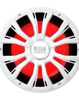 Boss Audio 10" MRG10W Subwoofer w/RGB Lighting - White - 800W [MRGB10W]