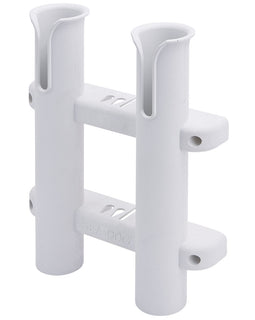 Sea-Dog Two Pole Side Mount Rod Storage Rack - White [325028-1]