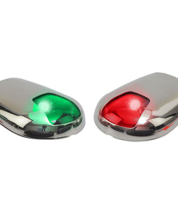 Sea-Dog Stainless Steel Side Mount LED Navigation Lights - 2 NM - Port  Starboard [400079-1]