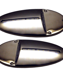Innovative Lighting LED Docking Light- Mirrored Stainless Steel - Pair [585-0220-7]