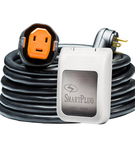 SmartPlug RV Kit 30 AMP Dual Configuration Cordset  White Inlet Combo - 30 [R30303BM30PW]