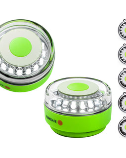 Navisafe Navilight All-White 5 Mode 360 Rescue 2NM w/Green Magnet Base [010-1]