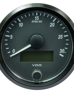 VDO SingleViu 80mm (3-1/8") Tachometer - 3000 RPM [A2C3832980030]