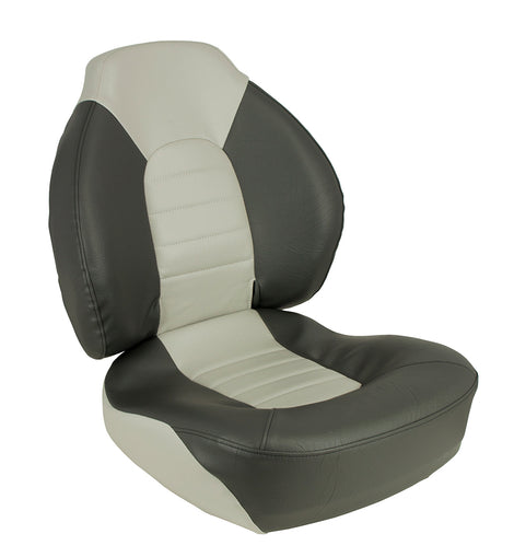 Springfield Fish Pro Mid Back Folding Seat - Charcoal/Grey [1041733]