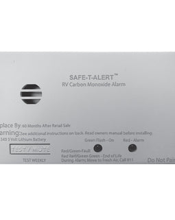 Safe-T-Alert SA-340 White RV Battery Powered CO Detector - Rectangle [SA-340-WT]