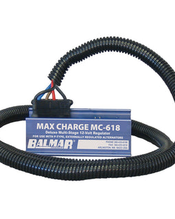 Balmar Max Charge MC-618 Multi-Stage Regulator w/ 54" Harness - 12V [MC-618-H]