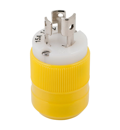 Marinco Locking Plug - 15A, 125V - Yellow [4721CR]