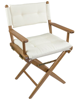 Whitecap Directors Chair w/Cream Cushion - Teak [61043]