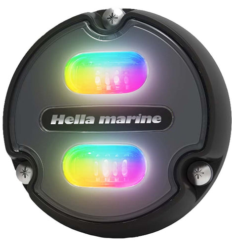 Hella Marine Apelo A1 RGB Underwater Light - 1800 Lumens - Black Housing - Charcoal Lens [016146-001]