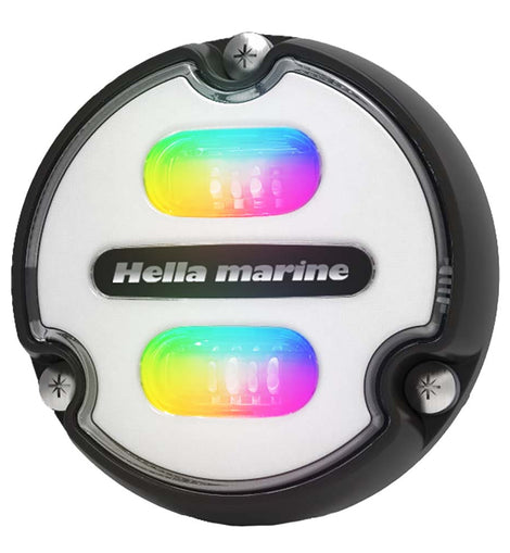 Hella Marine Apelo A1 RGB Underwater Light - 1800 Lumens - Black Housing - White Lens [016146-011]