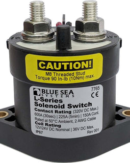 Blue Sea 7765 L-Series Solenoid Switch - 150A - 12/24V DC [7765]
