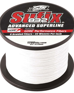 Sufix 832 Advanced Superline Braid - 30lb - Ghost - 1200 yds [660-330GH]