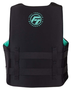 Full Throttle Adult Rapid-Dry Life Jacket - S/M - Aqua/Black [142100-505-030-22]