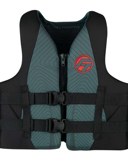 Full Throttle Adult Rapid-Dry Life Jacket - S/M - Grey/Black [142100-701-030-22]