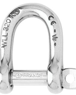 Wichard Self-Locking D Shackle - Diameter 4mm - 5/32" [01201]