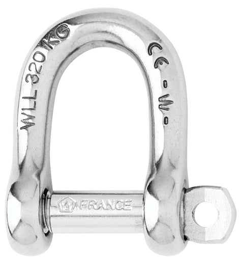 Wichard Self-Locking D Shackle - Diameter 5mm - 3/16