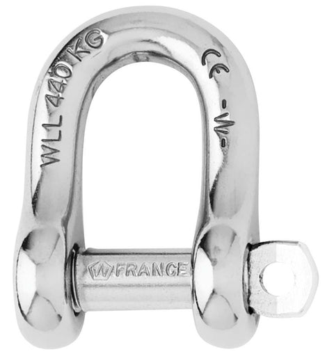 Wichard Captive Pin D Shackle - Diameter 6mm - 1/4