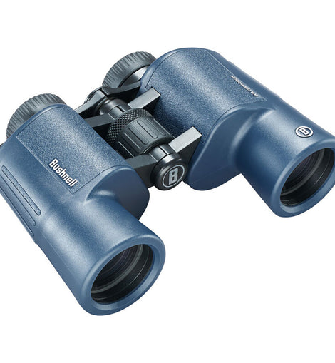 Bushnell 12x42mm H2O Binocular - Dark Blue Porro WP/FP Twist Up Eyecups [134212R]