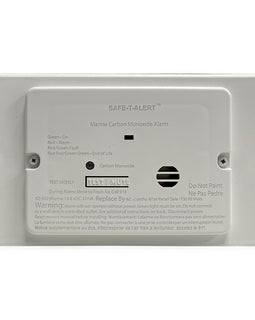 Safe-T-Alert 62 Series RV Carbon Monoxide - White - Flush Mount - 12V w/Trim Ring [62-542-TR-WT]